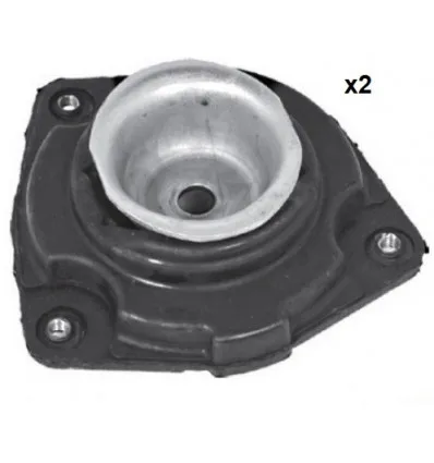 2 Coupelles butée d'amortisseur droite gauche pour Renault Clio 3 Modus Nissan Micra K12