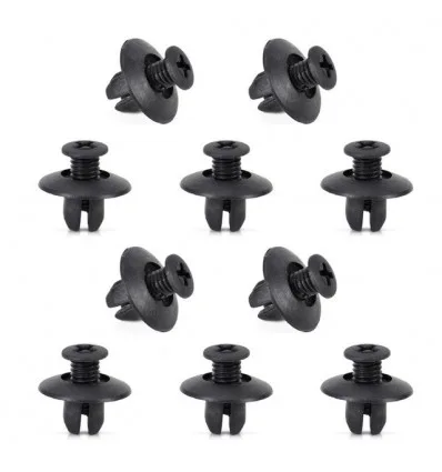 10 Clips de fixation pare boue pour Chevrolet Honda Mazda Nissan Toyota