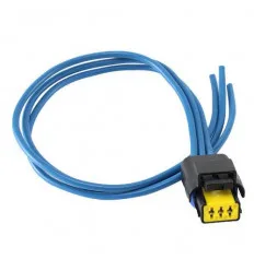 Faisceau avec prise connectique de capteur de pression carburant pour Citroën Peugeot 1.4/1.6 Hdi